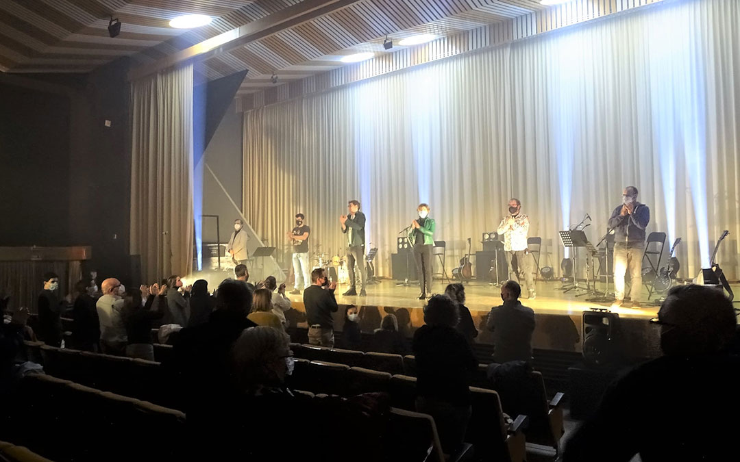 Concierto de ‘Subrayado de verde’ en la sala Alcor 82./ Facebook Ayto. Alcorisa