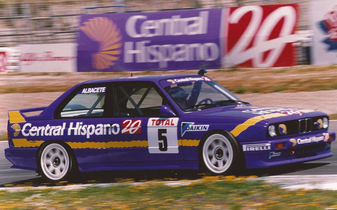 El BMW de Antonio Albacete con el que disputó el nacional de superturismos en 1994. Foto: L.C.