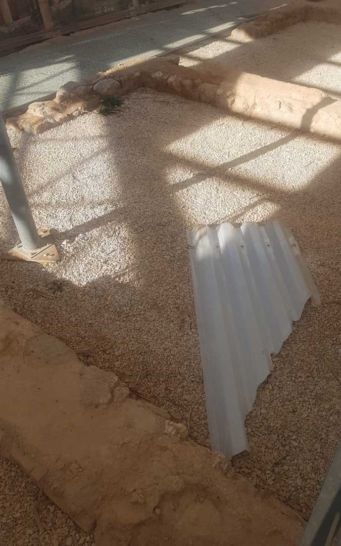 Daños en la Loma del Regadío causados por la borrasca Filomena. / J. Lafaja / Ayto. Urrea
