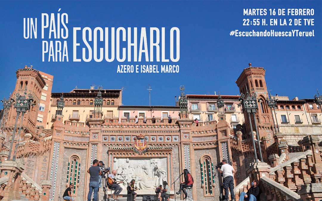 Azero e Isabel Marco en 'Un país para escucharlo' de La 2 de TVE./ L.C.
