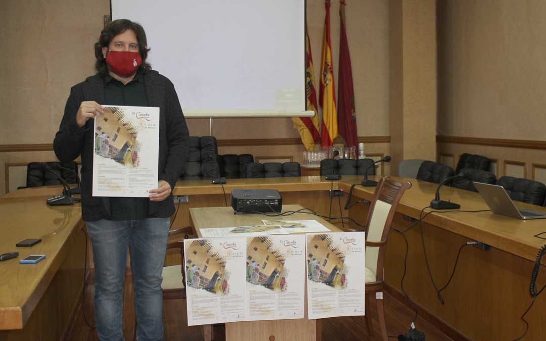 El concejal de Cultura, Jorge Abril, presentando este jueves los actos de la Concordia / L. Castel