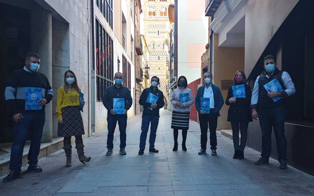 Diputados del grupo del PP en la institución provincial. Foto: D.A.