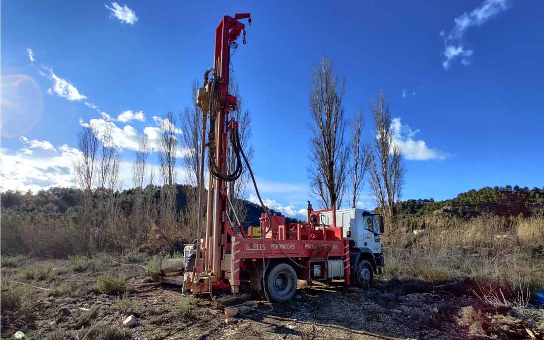 La Diputación de Teruel está llevando a cabo sondeos en La Fresneda.