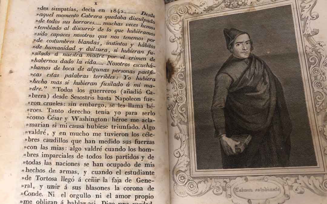 Páginas interiores del nuevo libro adquirido por el Ayuntamiento de Cantavieja para el Museo de las Guerras Carlistas. Foto: Ayto. Cantavieja