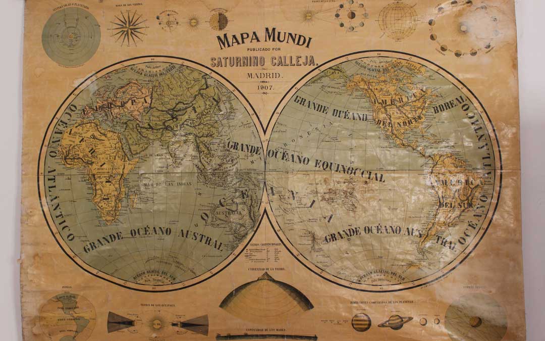 Uno de los mapas restaurados por la comarca del Maestrazgo./Comarca del Maestrazgo