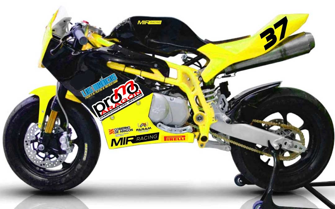 La motocicleta con la que se disputará esta categoría de la Promo Aragón. Foto: FARAM