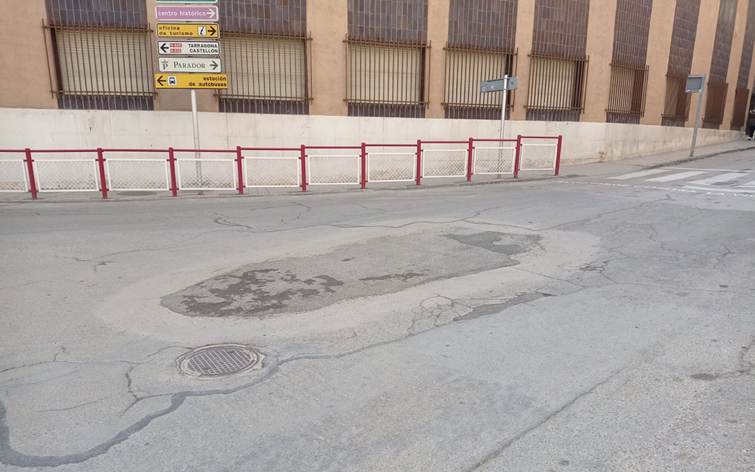 Aspecto de la avenida Aragón con avenida Galán Bergua. / PAR Alcañiz
