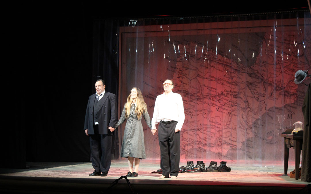 'Los hermanos Machado' en escena en Alcañiz por Teatro del Temple. / B. Severino