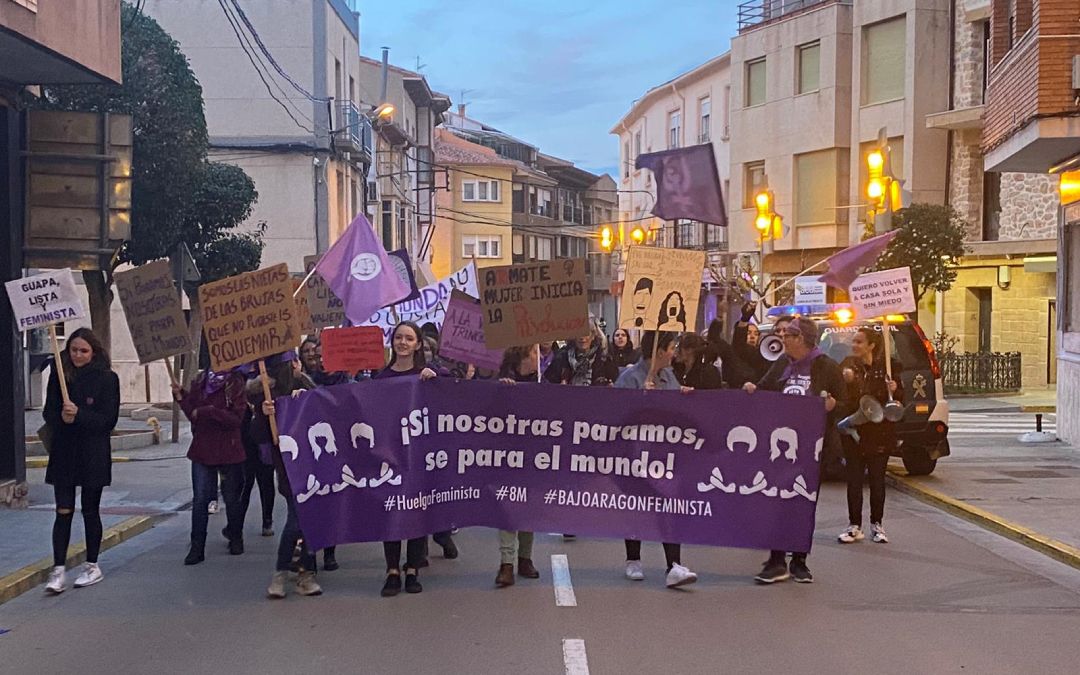 Manifestación en Andorra el 8 de marzo de 2020. / LA COMARCA