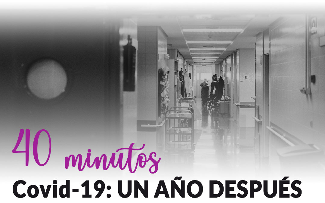 Encuentro digital '40 minutos: covid-19, un año después'./ L.C.