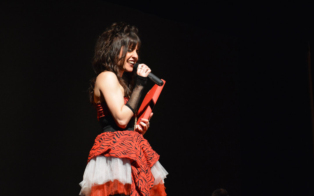 Blanca Sánchez interpretando a la sobrina de Margarita ./I.M.