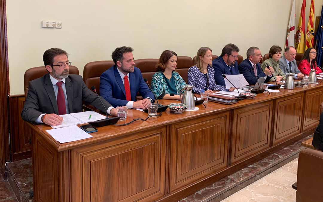 Imagen de archivo del grupo Popular en la Diputación de Teruel. Foto: PP