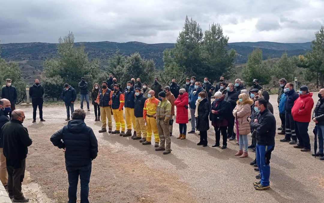 Homenaje en la base de Alcorisa en al cumplirse 10 años del accidente / Base Alcorisa