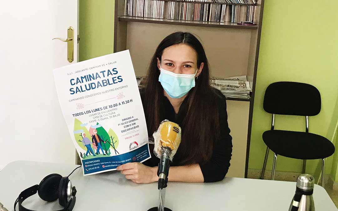 Laura Borruey, terapeuta ocupacional de ASADICC./ L.C.