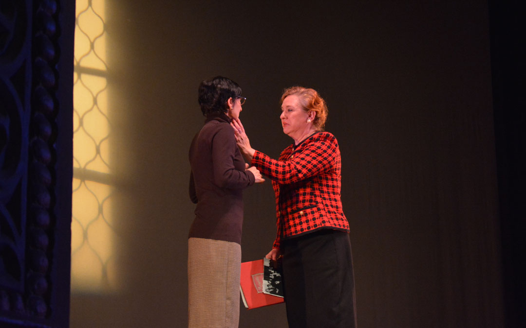 Representación de Margarita y su confidente Teresa./I.M.