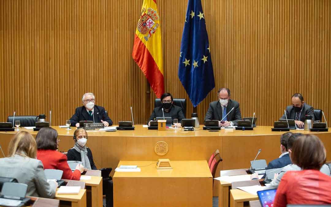 Comparecencia del Ministro Castells la pasada semana. / T. E.