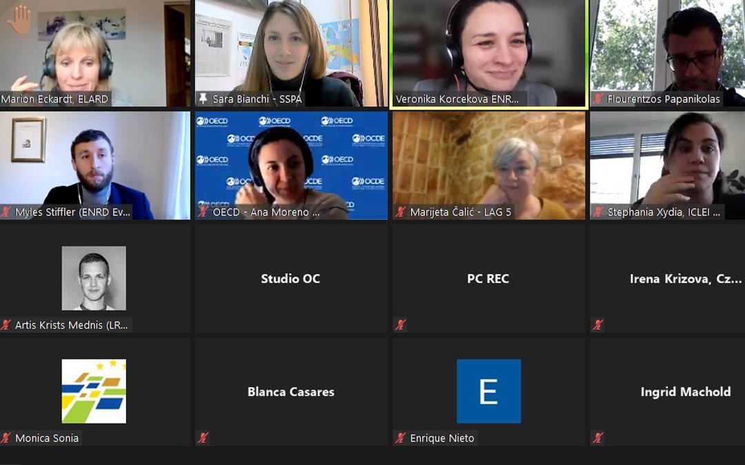 Charla online dentro de la Semana de la Visión Rural: Imaginando el futuro de las zonas rurales de Europa’./SSPA