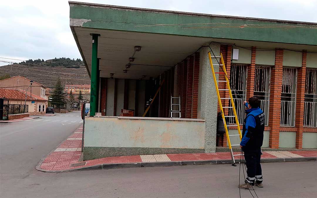 Instalación de puntos wifi gratuitos en Utrillas./ Ayto. de Utrillas