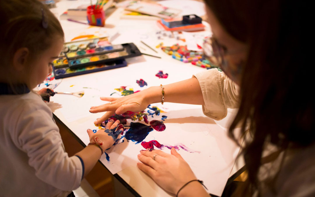 Sesión de creatividad con niños. / María Félez