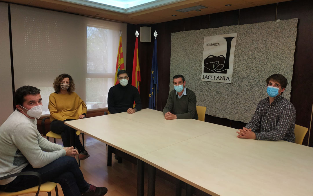Visita de consejeros del Bajo Aragón a la Comarca de la Jacetania. / Comarca Bajo Aragón
