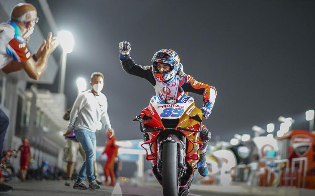 El piloto Jorge Martín este sábado en Doha./ MotoGP