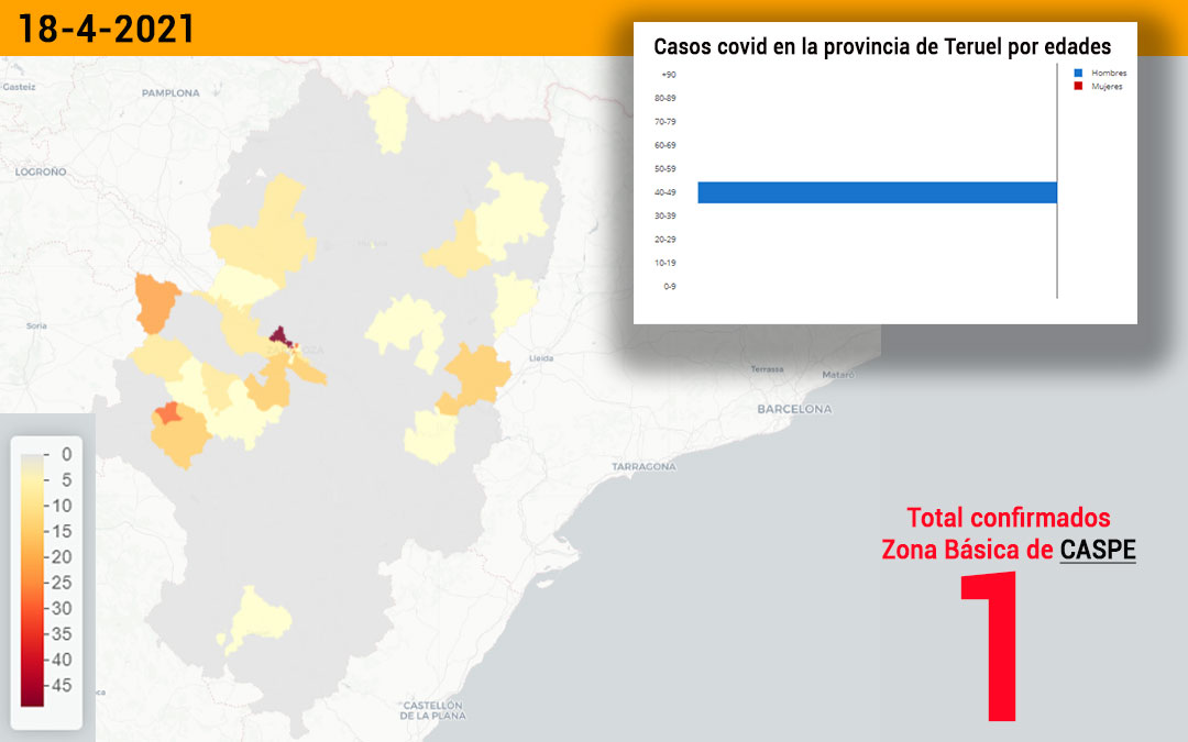 La zona básica de Caspe ha notificado este lunes un positivo./ L.C.