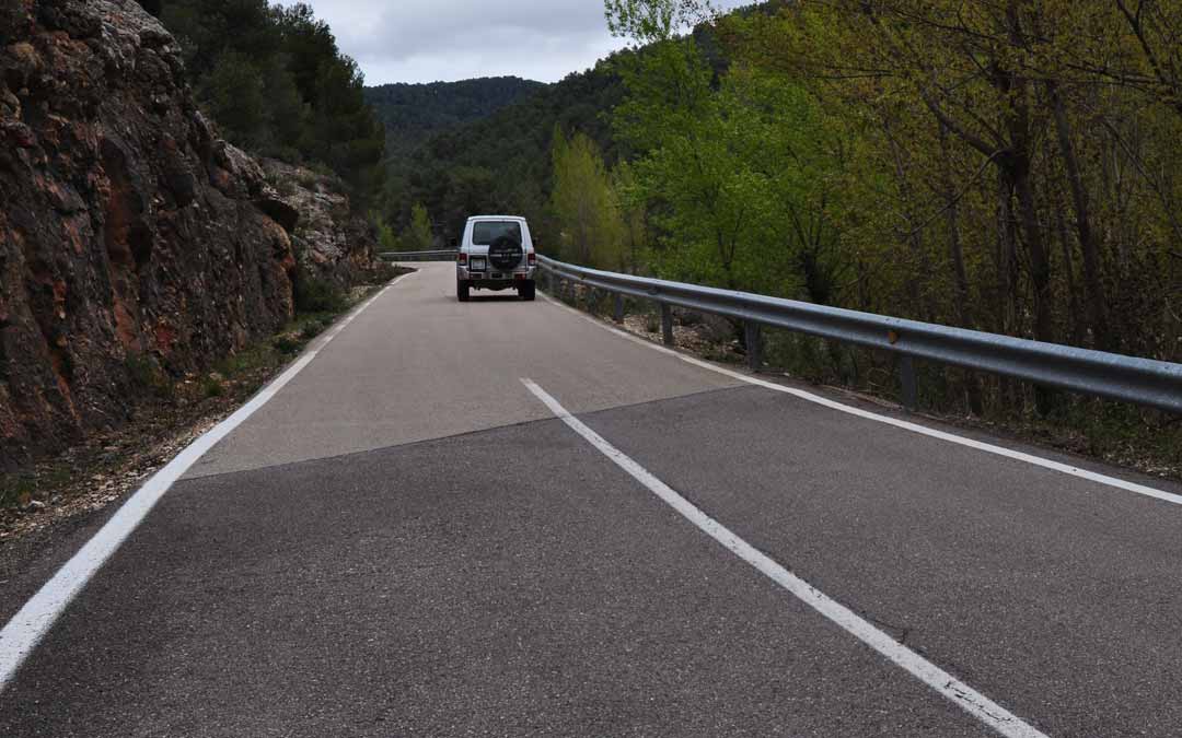 El tramo castellonense está acondicionado, sin embargo a partir del límite provincial, el tramo turolense presenta varias deficiencias. J.L.