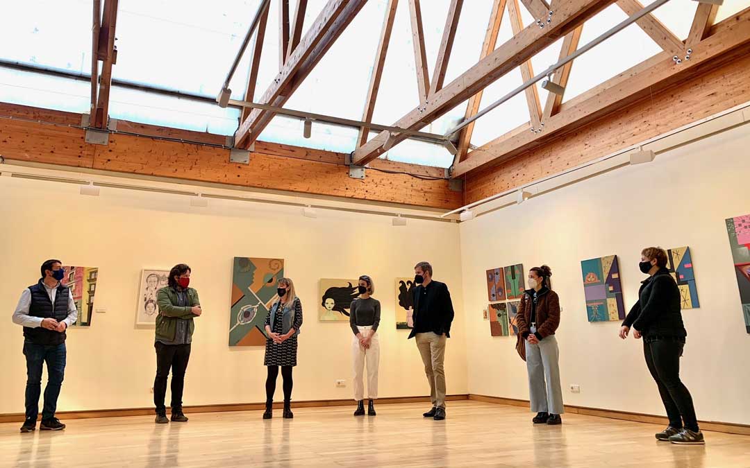 Visita concertada a la muestra para la Comisión de Cultura y Turismo / Ayto. de Alcañiz