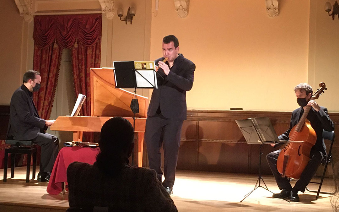 Concierto de la formación 'Audi Filia Trío'./ Facebook Audi Filia-Música Antigua