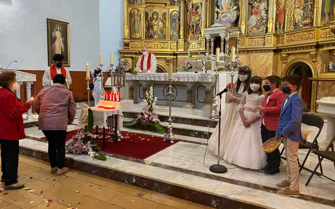 Los calaceitanos han celebrado la eucaristía en honor a la Santa Espina. C.N.