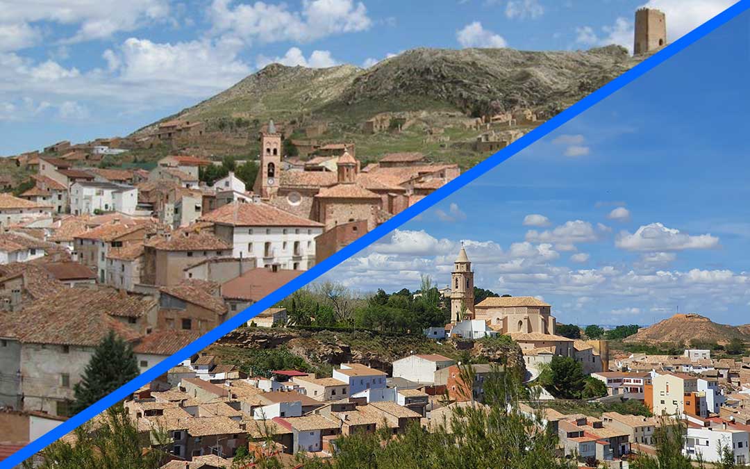 Localidades de Montalbán e Híjar./ L.C.