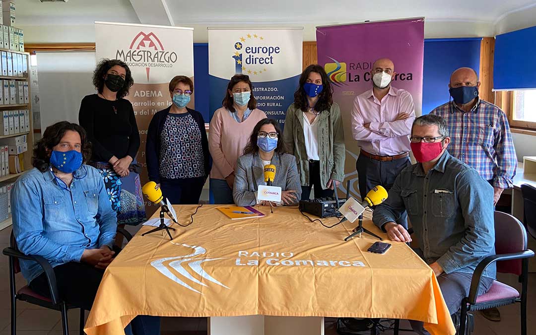 Invitados al programa especial emitido desde la sede de ADEMA, en Molinos./ A.M.