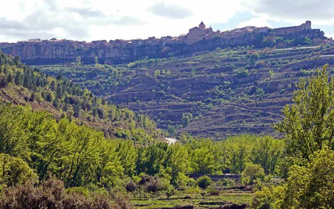 Zona donde se proyecta la tirolina de Cantavieja./Ayuntamiento de Cantavieja