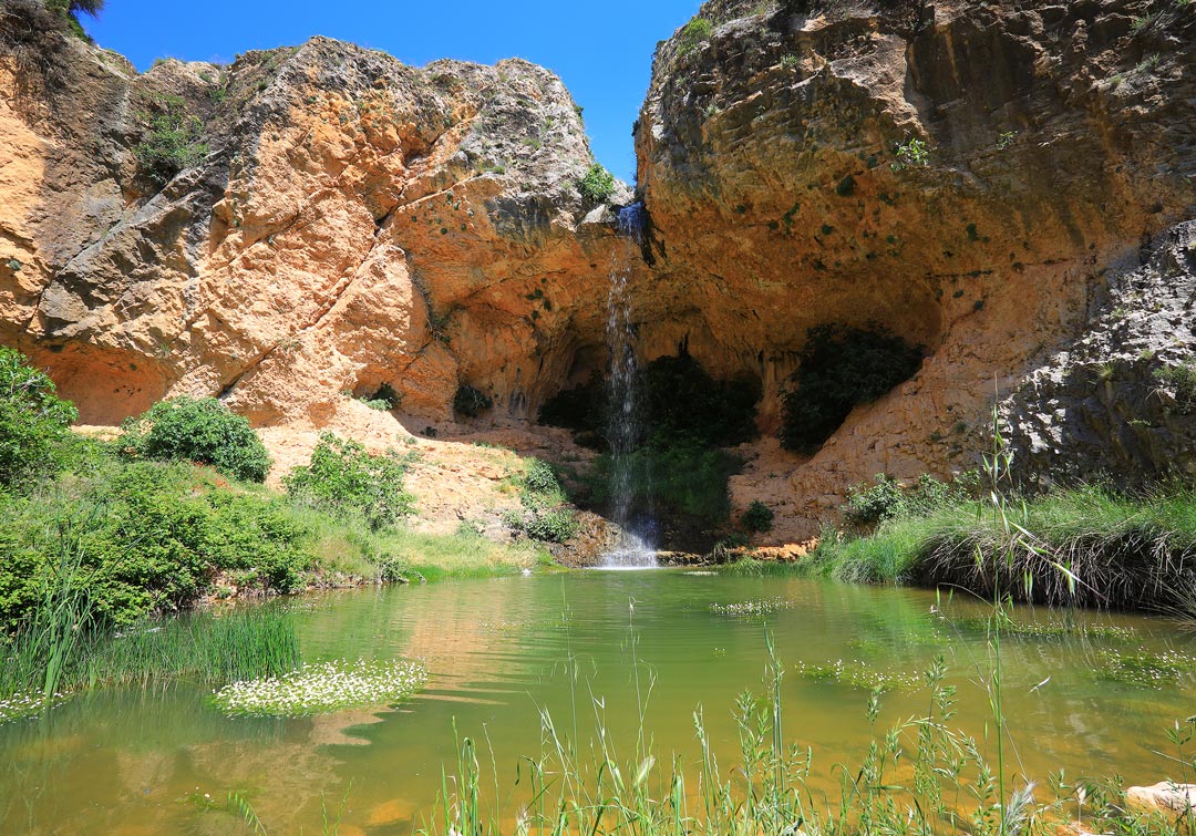 barranco del mortero ejulve senderismo