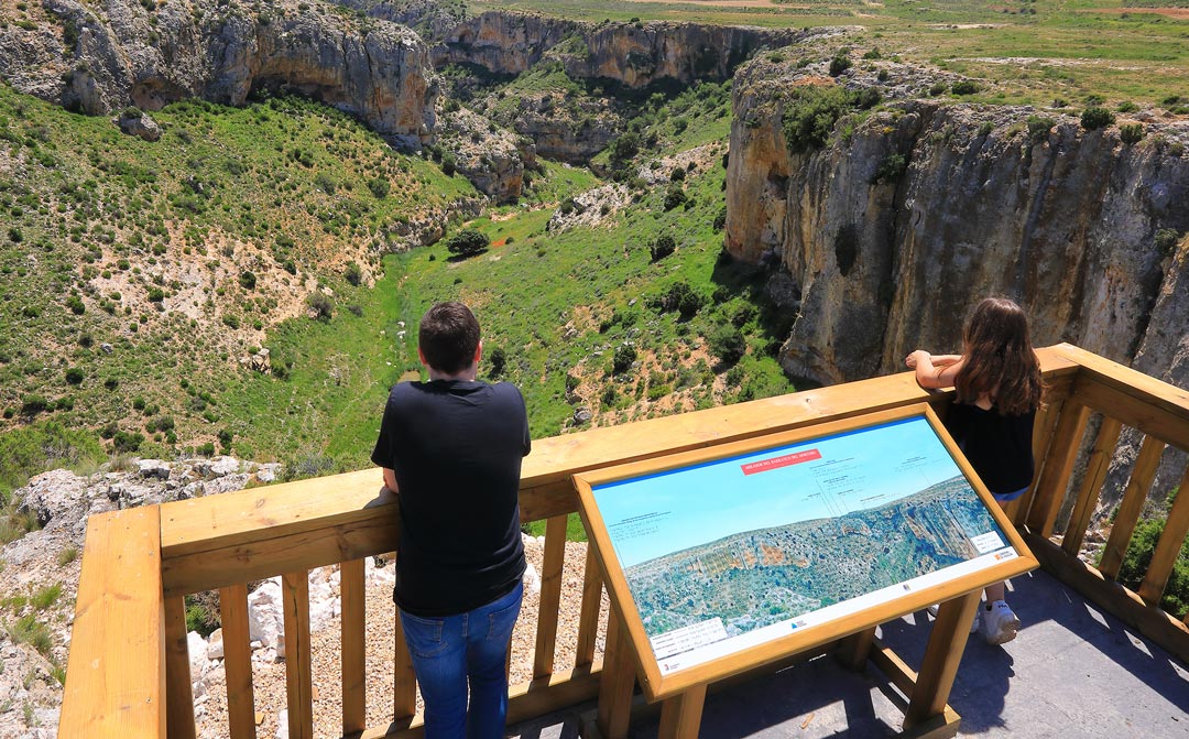 barranco mortero senderismo ejulve andorra sierra arcos