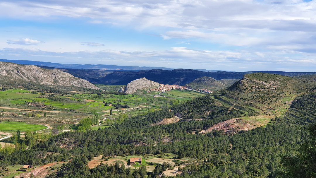 vista panoramica gargallo senderismo