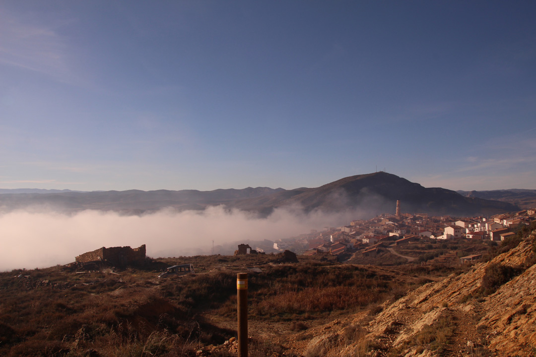 vista panoramica ariño senderismo