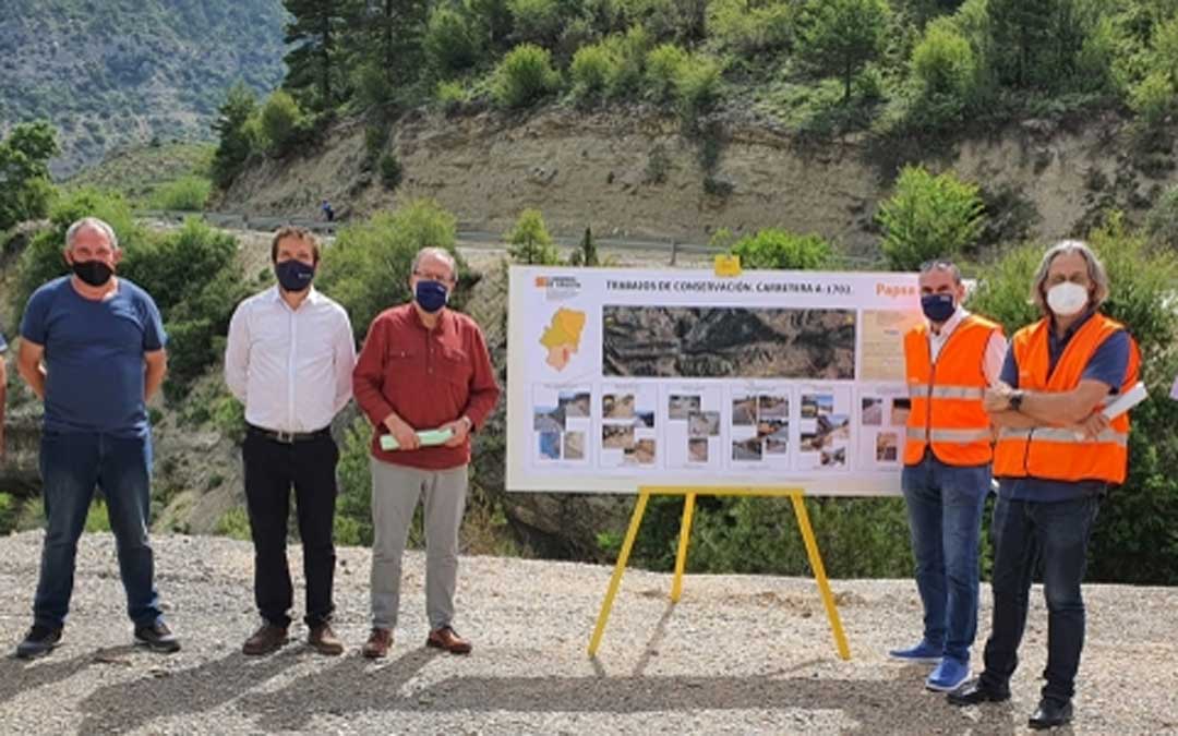 Visita a las obras este miércoles./DGA