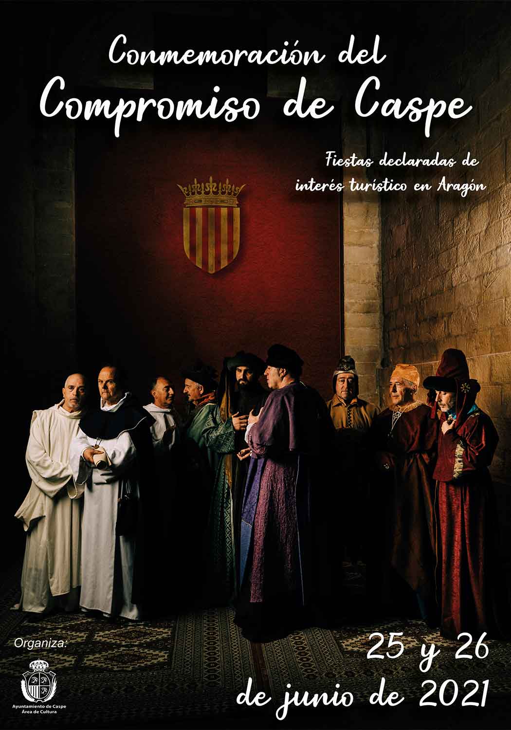 Cartel de la XXIII Conmemoración del Compromiso de Caspe./ Ayto. de Caspe