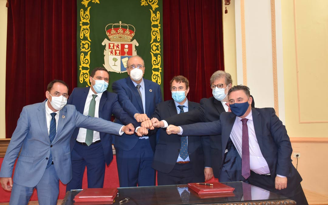 El convenio ha sido firmado en la Diputación Provincial de Cuenca./DPT