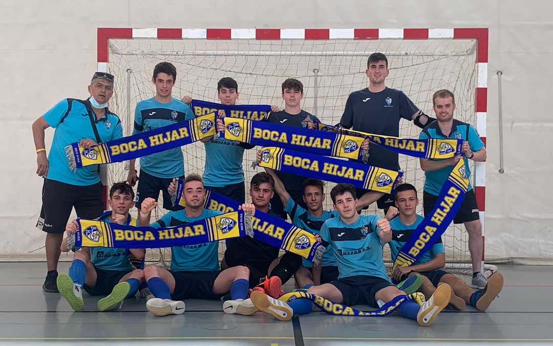 El equipo juvenil del Boca Híjar. Foto. Q.M.