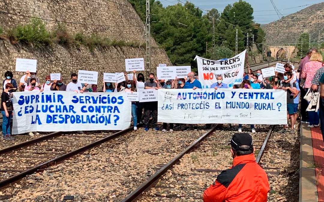La manifestación de Caspe el pasado domingo 20 de junio / María Quilez