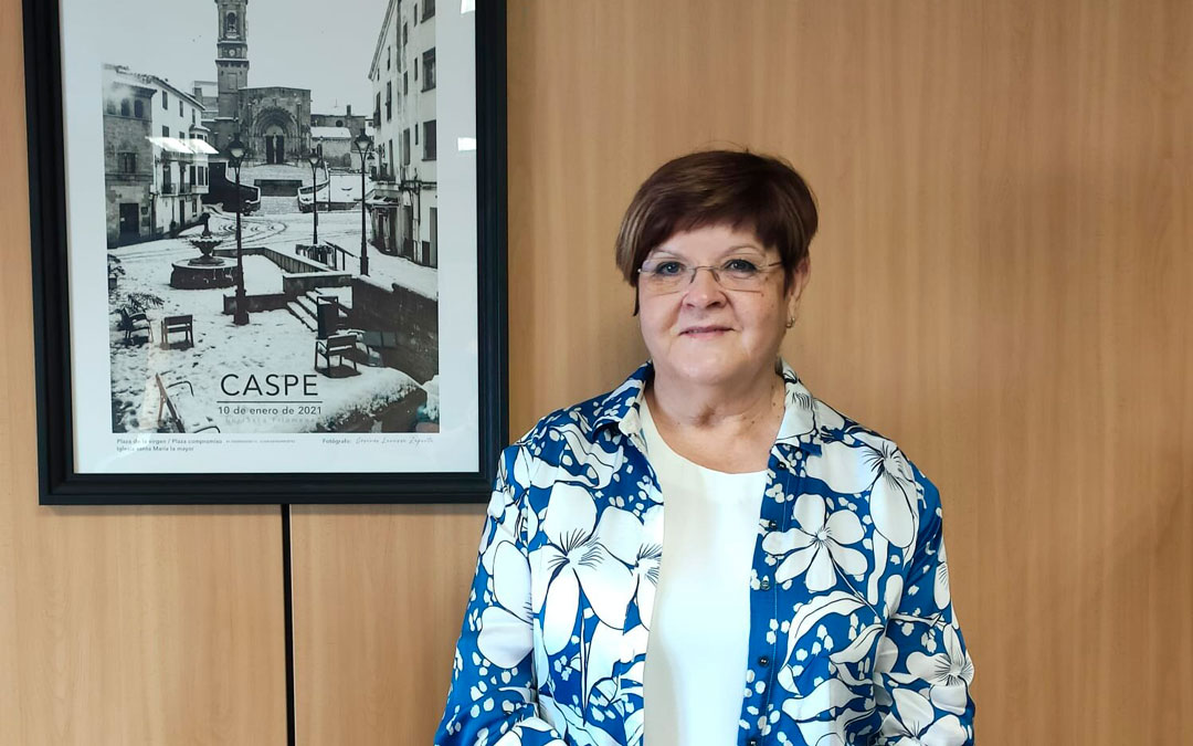 Pilar Mustieles explica el trabajo que hay detrás de las fiestas del Compromiso / Fuente: Ayuntamiento de Caspe