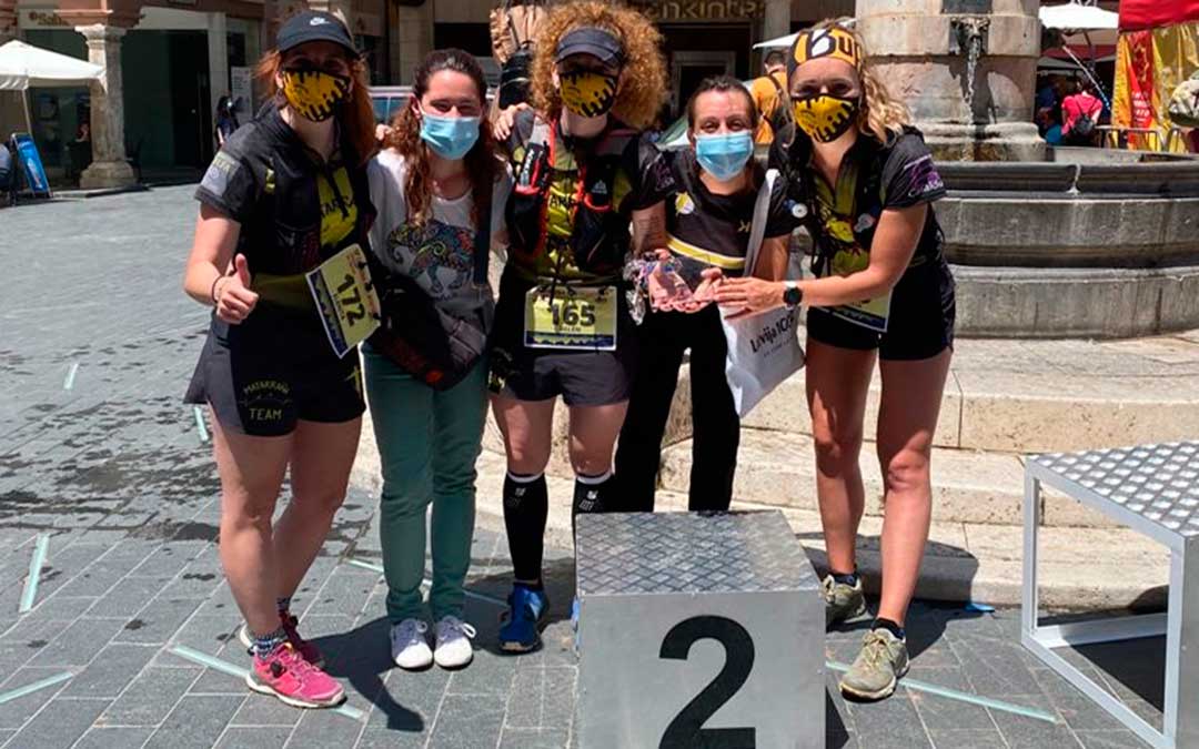 Las integrantes del Matarraña Team quedaron en segundo puesto en Teruel.