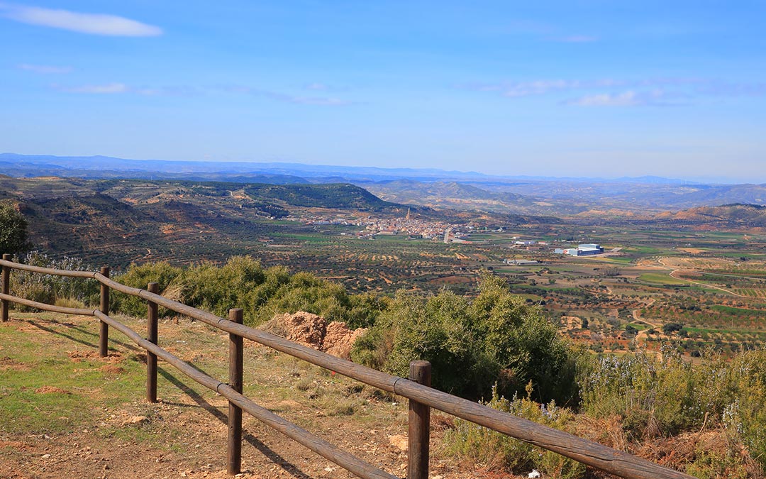 Vistas de Alloza desde su mirador