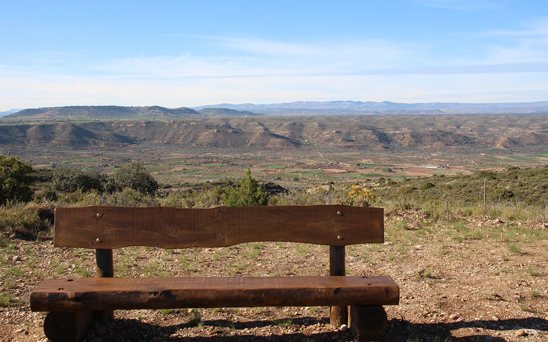 Vistas desde el Mirador del Carnicero./ Comarca Andorra-Sierra de Arcos