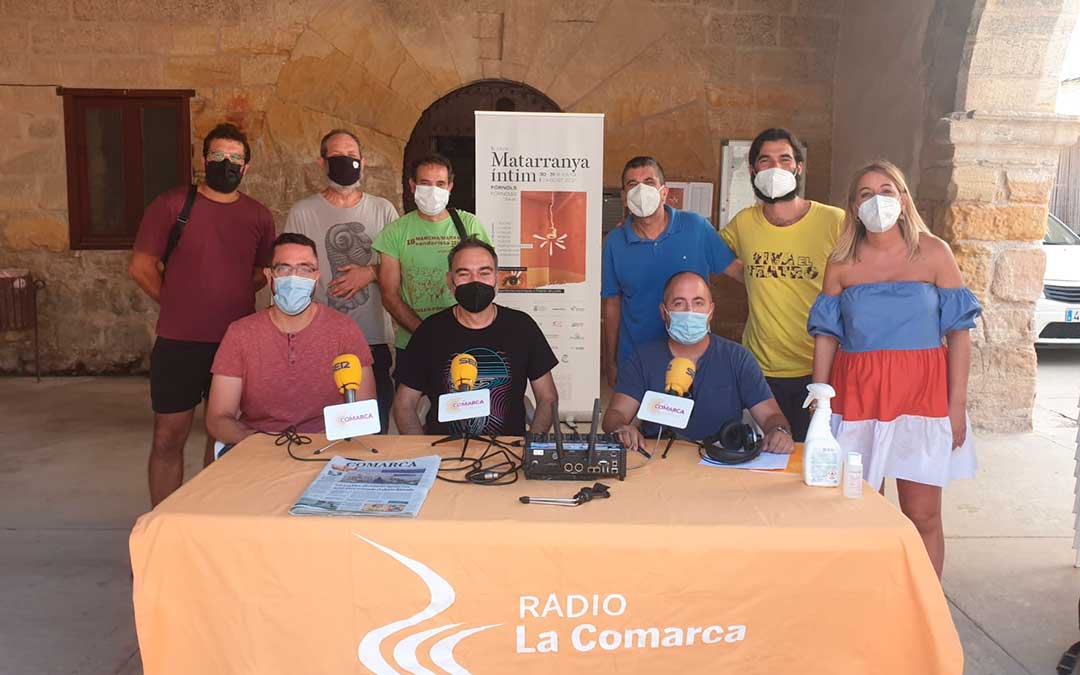 Participantes en el Especial Matarranya Íntim en Fórnoles.