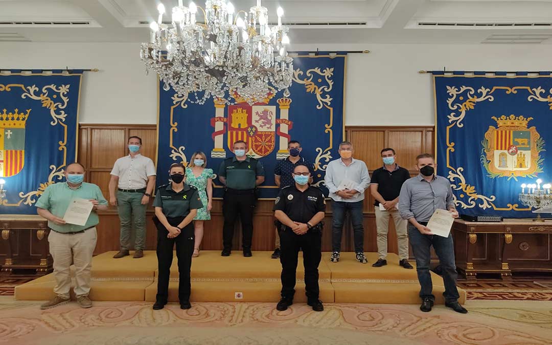 Junta de Seguridad celebrada en Teruel./I.U.