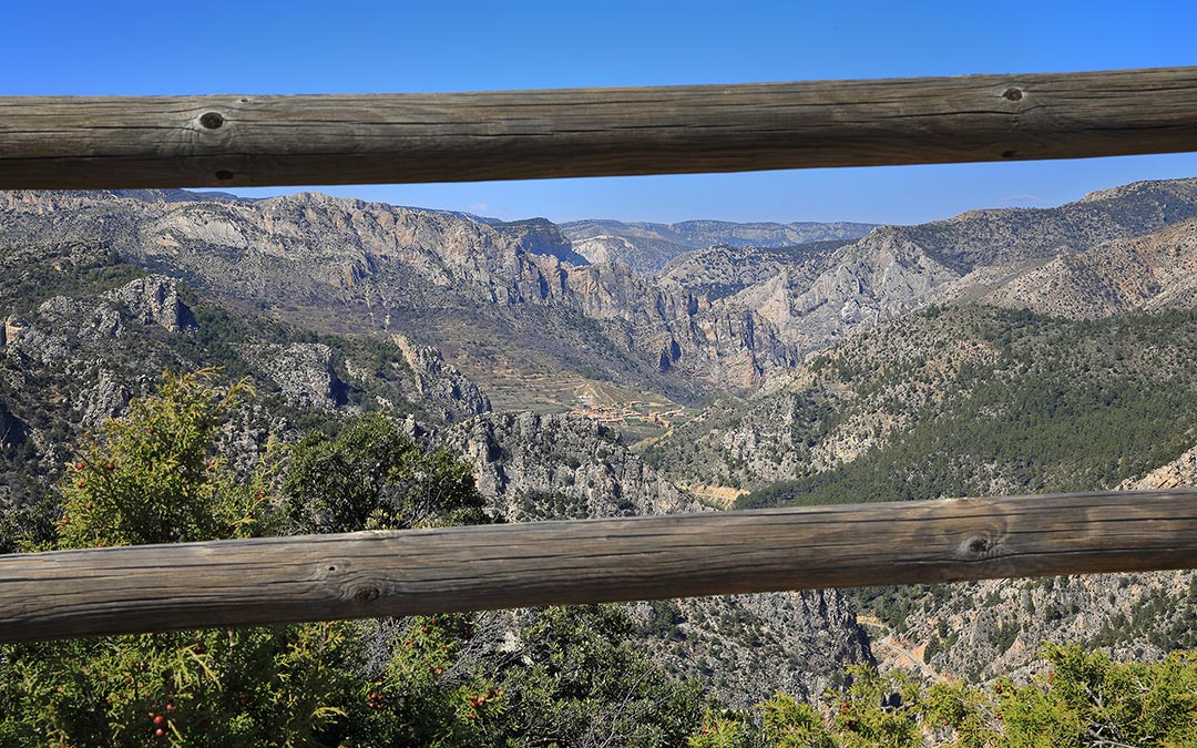 Órganos de Montoro desde su mirador en Ejulve