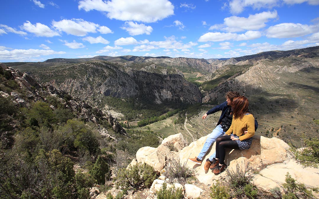 Vistas desde el Mirador de los Órganos de Montoro en Ejulve
